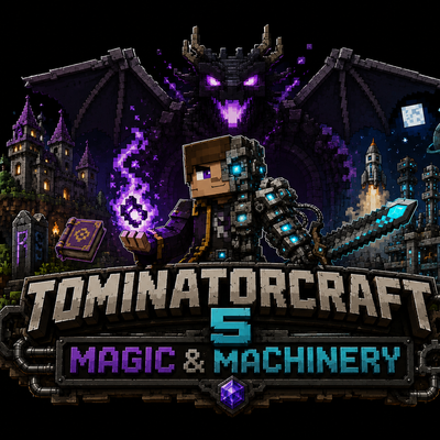 TominatorCraft 5 Magic and Machinery logo