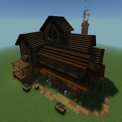 Large Spruce Starter House