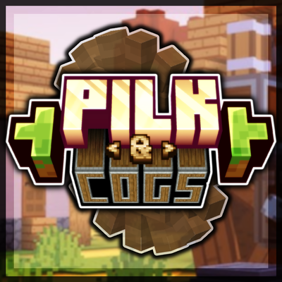 Pilk & Cogs! logo