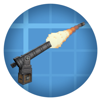 Create Big Cannons: Going Ballistic logo