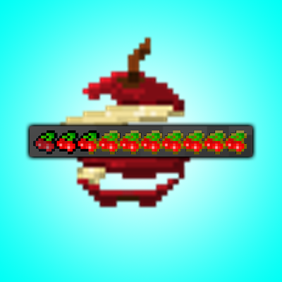 AppleSkin X Cherry Hunger Bar