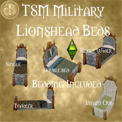 TSM Military Lionhead  Beds logo