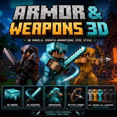 Armor & Weapons 3D logo