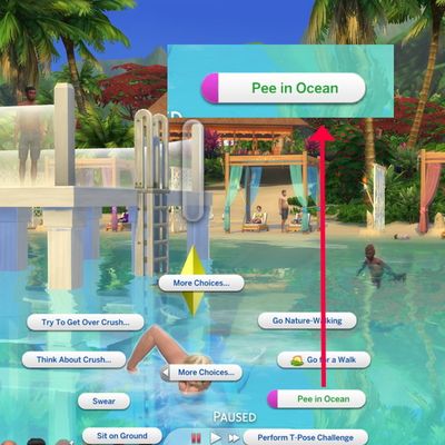 Pee In Water (Pool and Ocean)
