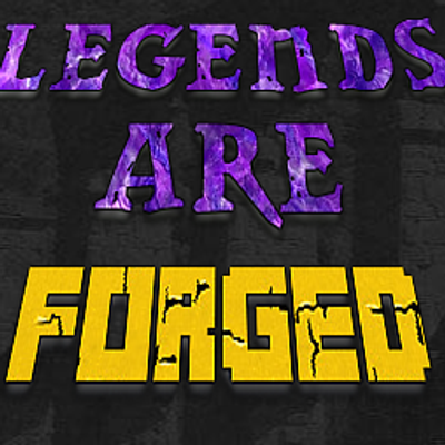 Legends are forged logo