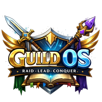 GuildOS — Guild Management for WoW Forever (roster, attendance, loot council) addon image logo