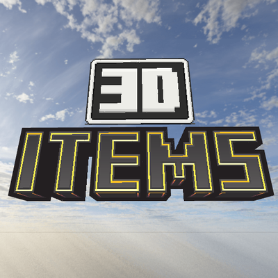[Bedrock] 3D Items v1.0.2 logo