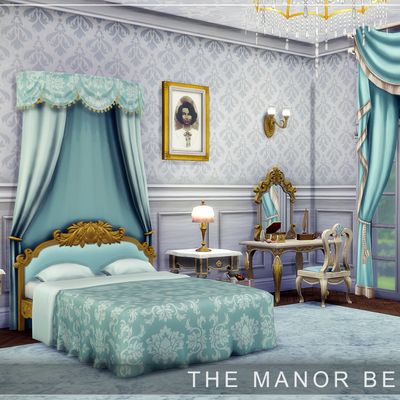 The Manor Bedroom (No CC!) - room logo