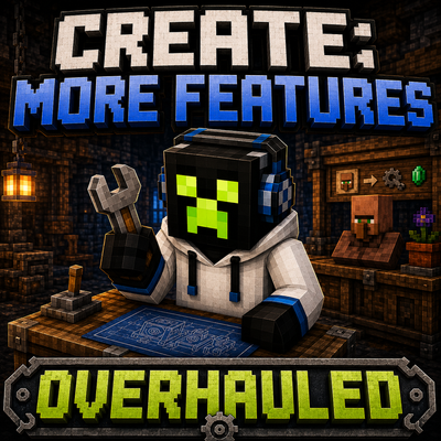 Create: More Features - Overhauled logo