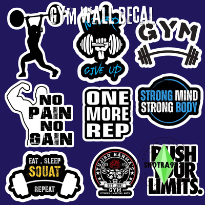 Gym Wall Decal logo