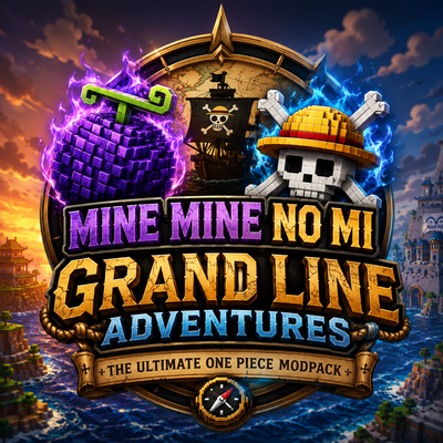 Mine Mine no Mi  Grand Line Adventures logo