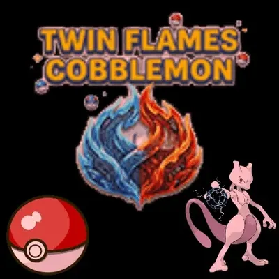 TwinFlames Cobblemon - Towns, Rpg, Economy, Tech & Quests. [Auto-Updates]  SMP!!!
