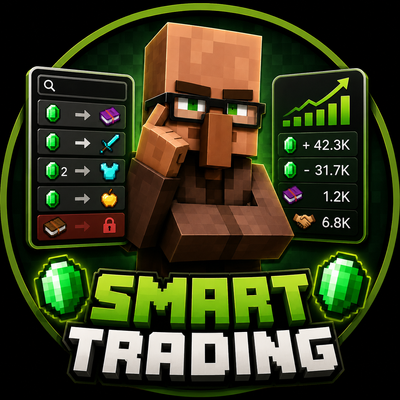 Smart Trading - Name villagers, favorite trades, search books and much more