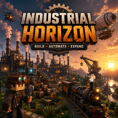 Industrial Horizon_ Build, Automate, Expand logo