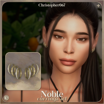 Noble Earrings - Diamond Hoop Earrings logo