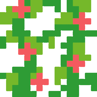 Bare Bones x Multi-Color Flowering Vines logo