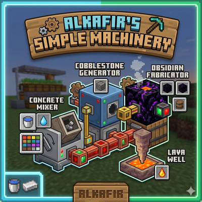 Alkafir's Simple Machinery logo
