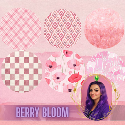 Berry Bloom Rug Set logo