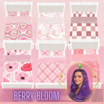 Berry Bloom Bed Set logo