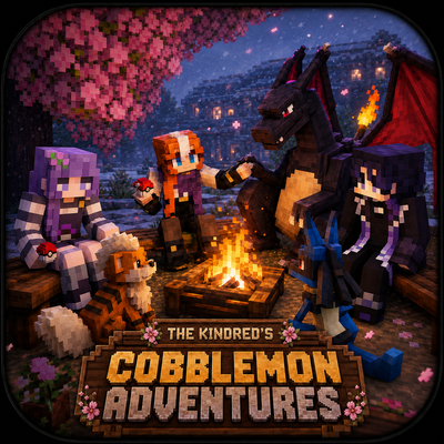 The Kindred's Cobblemon Adventures logo