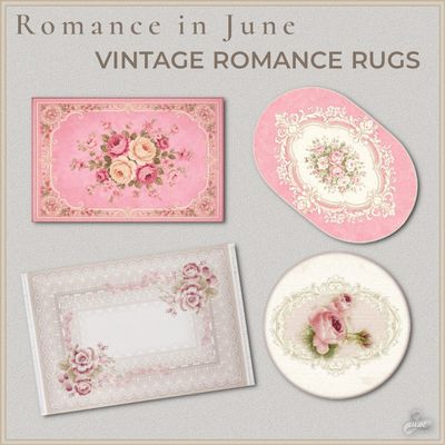 Romance in June Vintage Rugs logo