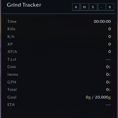 Grind Tracker addon image logo