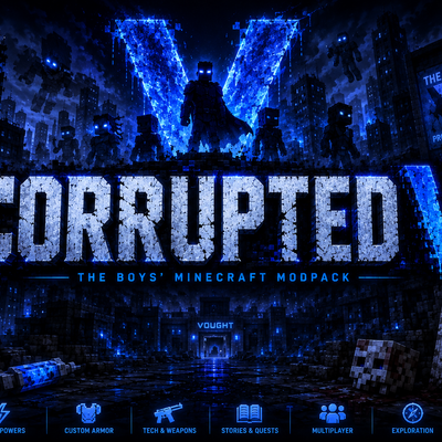 Corrupted V logo