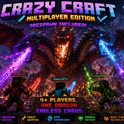 Crazy Craft Multiplayer Edition logo