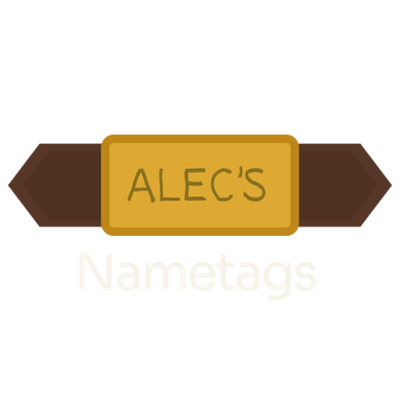 Alec's Nametags! logo