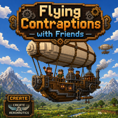 Flying Contraptions with Friends logo