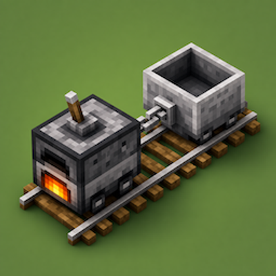Minecart_Chain_Train