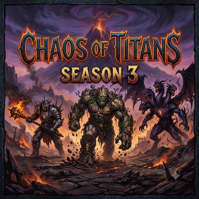 chaos of titans season 3 logo