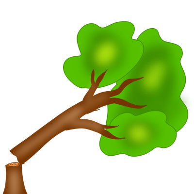 Realistic Falling Tree