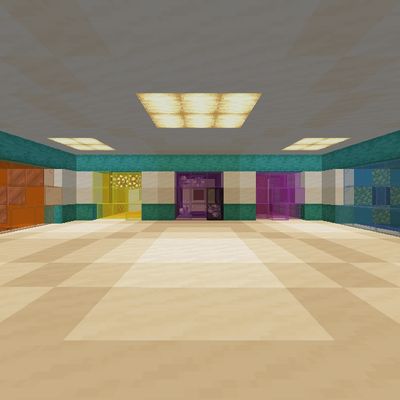 Colorful puzzle maze