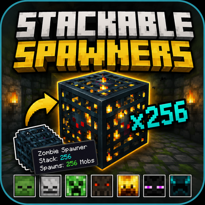 Stackable Spawners x256
