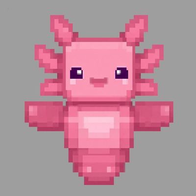 Cute Axolotl Totem of Undying