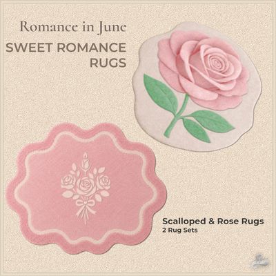 Romance in June Sweet Rugs logo