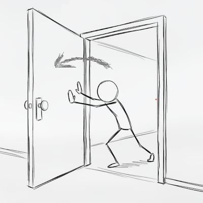 Pushing Doors