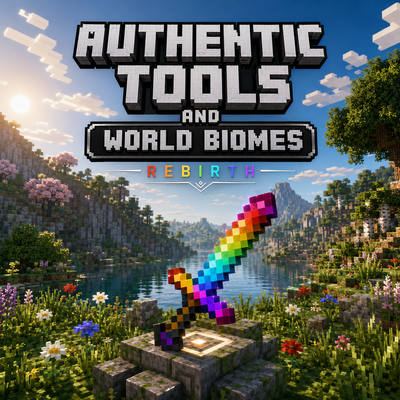 Authentic Tools &  World Biomes Classic - Rebirth! logo