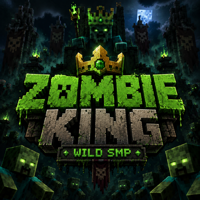 The Zombie King - For the Wild SMP logo