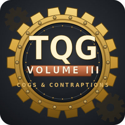TQG Volume III - Cogs and Contraptions logo