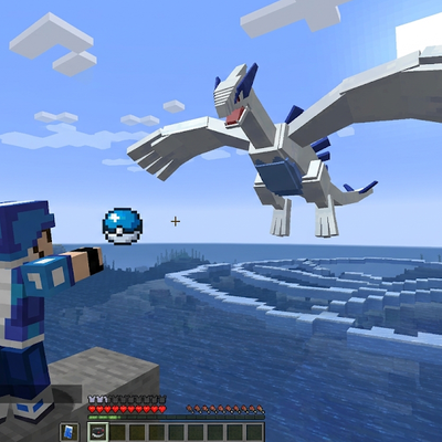 Cloudmon (A cobblemon and modded mincraft adventure) logo