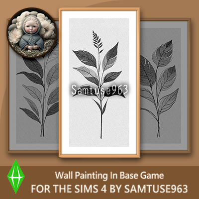 Minimalist Leaf Long Painting #1 Sellable Extra D Samtuse963 logo