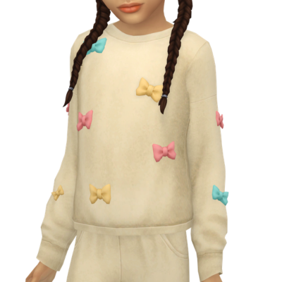 CANDACE bow version - kids top logo