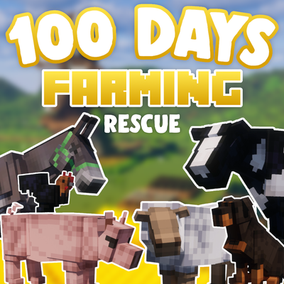 Pinehaven's 100 Days Farm Horse Rescue logo
