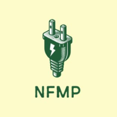 N.F. - M.P.  logo