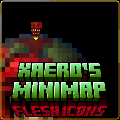 Flesh Icons for Xaero's Minimaps logo