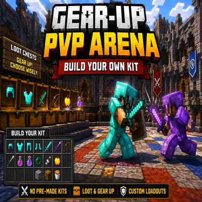 Gear-Up PvP Arena – Build Your Own Kit