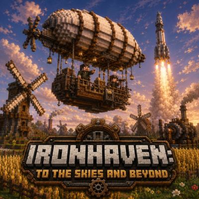 Ironhaven To the Skies and Beyond logo