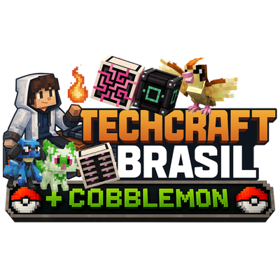 Cobblemon - Industrial - Magico - Servidor Brasileiro (BR) [ONLINE] - [TechCraftBrasil + Cobblemon]